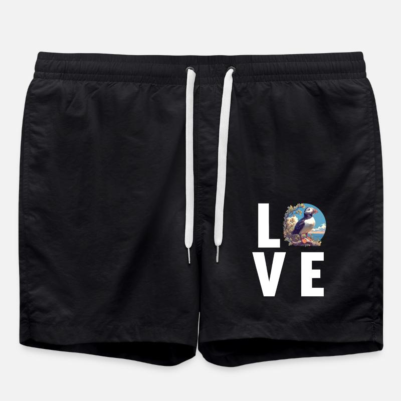 Puffin - Swim Trunks - black
