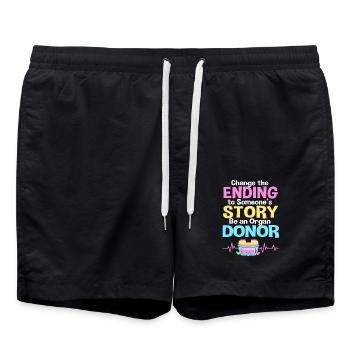 Rein Donneur Rein - Short de bain - noir - Devant - AI Model Male 185 light (185cm)