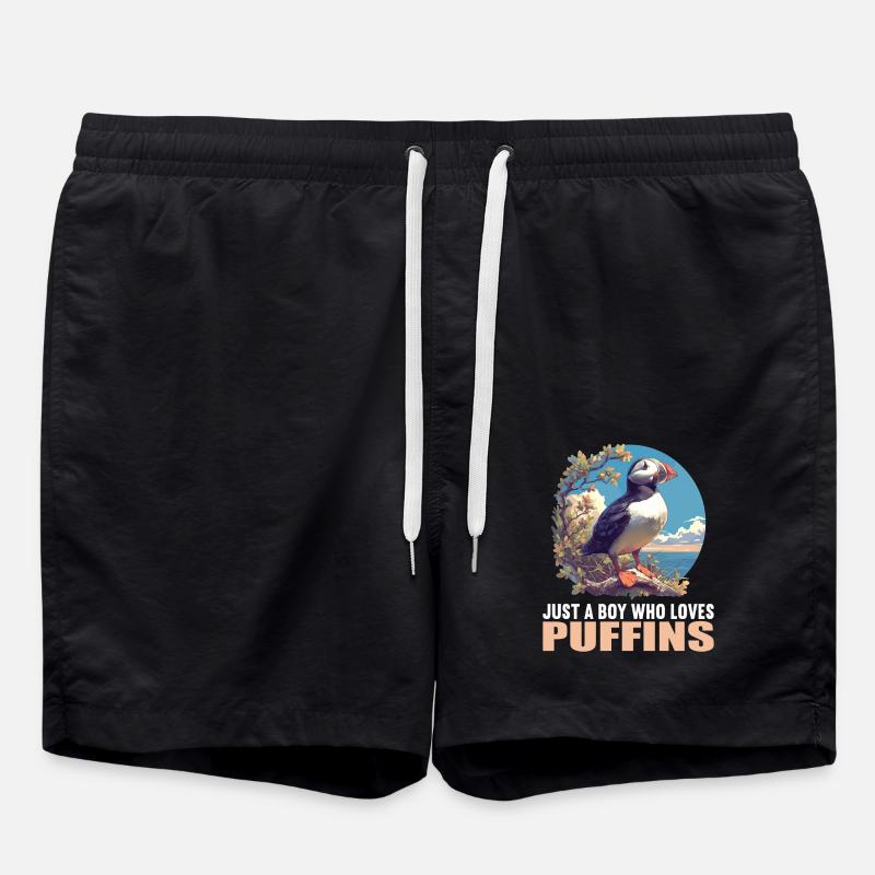 Puffin - Swim Trunks - black