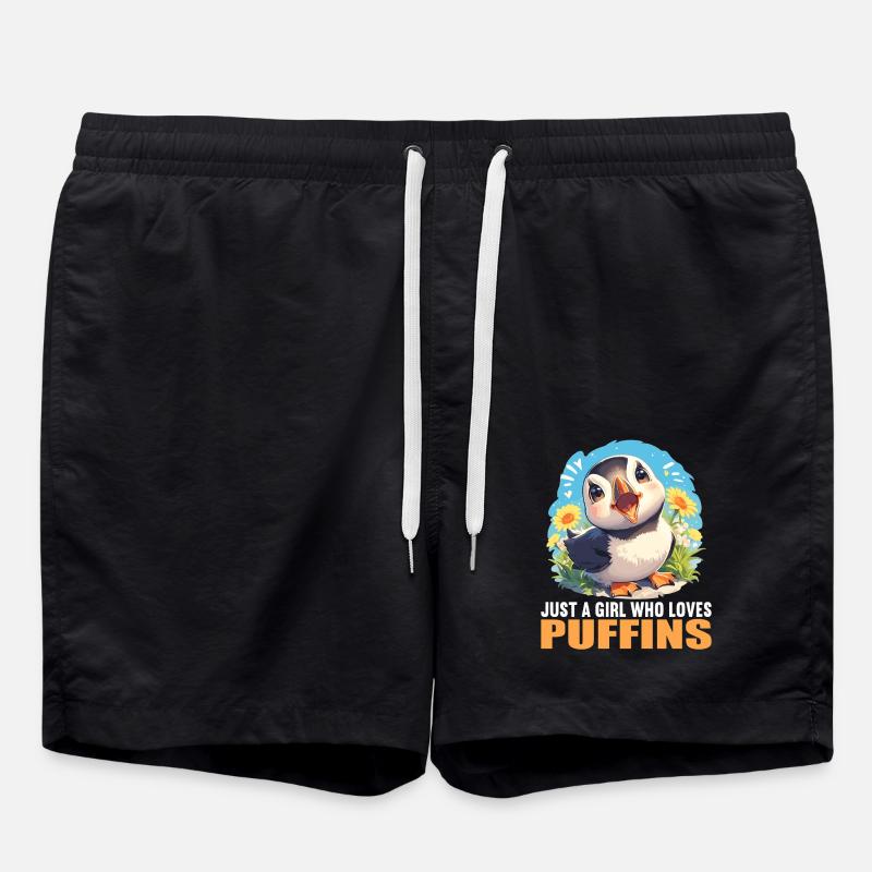 Puffin - Swim Trunks - black