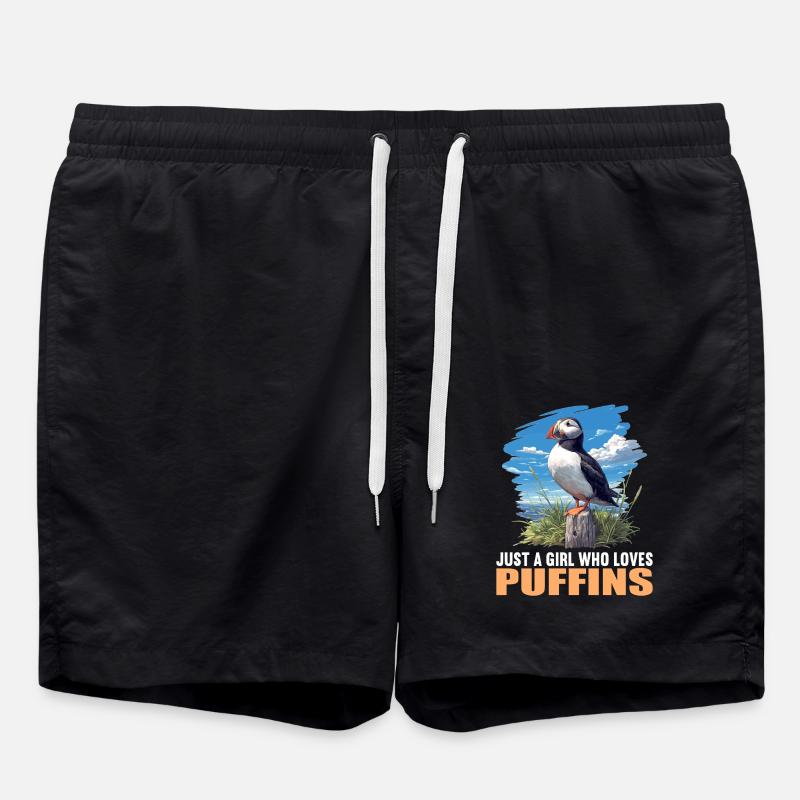 Puffin - Swim Trunks - black