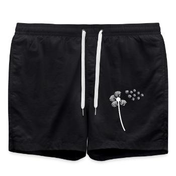 Akkordeonspieler Akkordeon - Badeshorts - Schwarz - Vorne - AI Model Male 185 light (185cm)