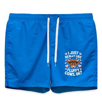 Highland Cow Highland Ecossais Highland Cattle Gift - Short de bain - cobalt blue - Devant