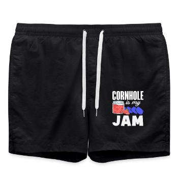 Cornhole Lover Jam Passion - Short de bain - noir - Devant - AI Model Male 185 light (185cm)