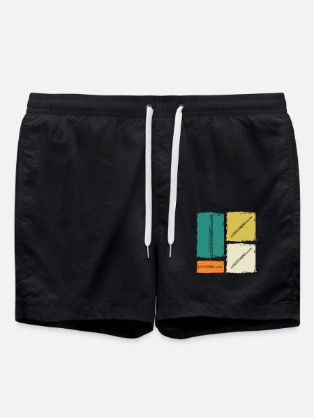 Flute player - Swim Trunks - black