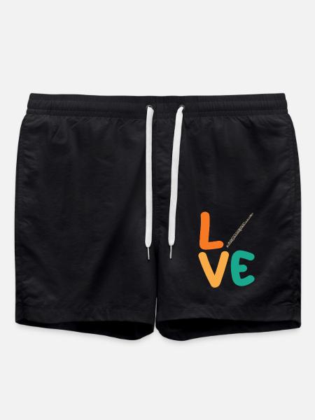 Flute player - Swim Trunks - black