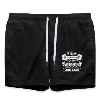 Photojournalist I Love My Photojournalist - Swim Trunks - black - Front - AI Model Male 185 light (185cm)