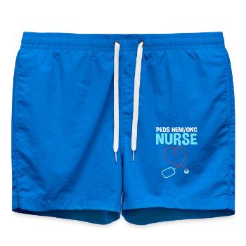 Childhood cancer Cancer survivor Cancer stinks - Swim Trunks - cobalt blue - Front