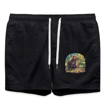 Rat Rat - Short de bain - noir - Devant - AI Model Male 185 light (185cm)