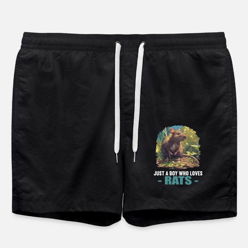 Rat Rat - Short de bain - noir