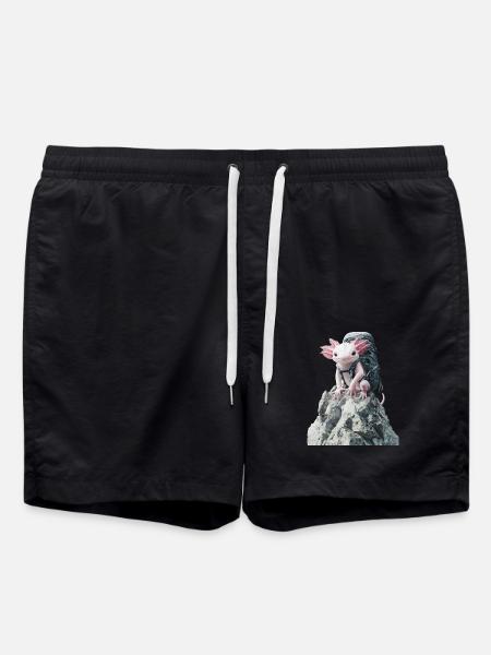 Axolotl - Badeshorts - Schwarz