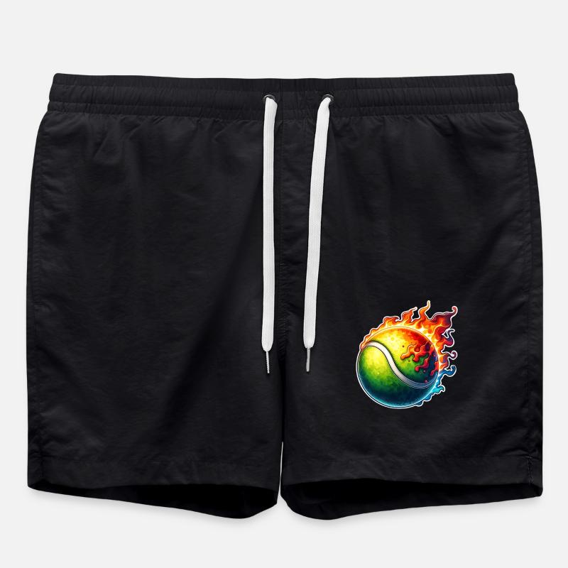 Tennis ball - Swim Trunks - black