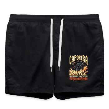 Capoeira Dance Likes Nobody's Watching - Swim Trunks - black - Front - AI Model Male 185 light (185cm)