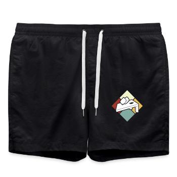 Passion du joueur de cornhole - Short de bain - noir - Devant - AI Model Male 185 light (185cm)