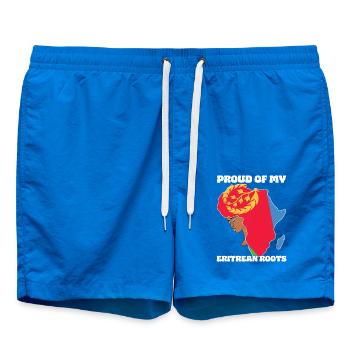 Proud of my Eritrean roots - Swim Trunks - cobalt blue - Front