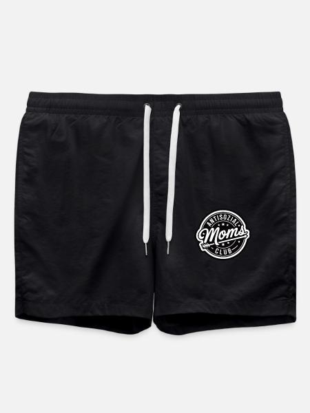 Antisozial moms club - Swim Trunks - black
