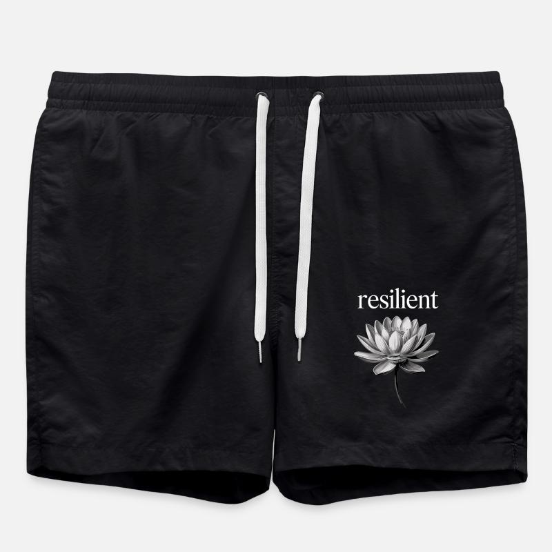 Résilience Santé mentale Motivation Résilience - Short de bain - noir