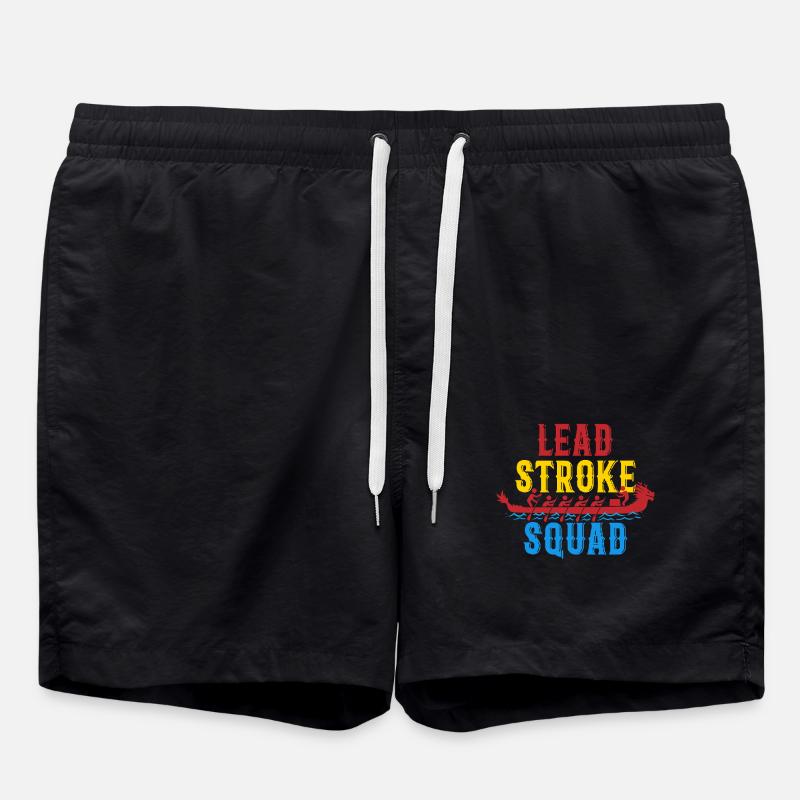 Drachenboot Drachenbootrennen Lead Stroke Squad - Badeshorts - Schwarz