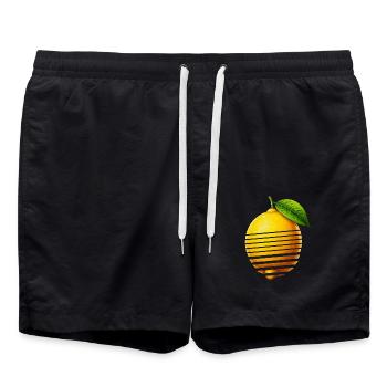 LEMON - Swim Trunks - black - Front - AI Model Male 185 light (185cm)
