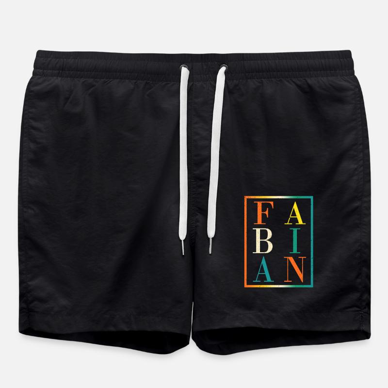 Fabian - Swim Trunks - black
