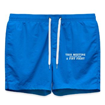 Cette réunion aurait pu être une bagarre à coups de poing - Short de bain - cobalt blue - Devant