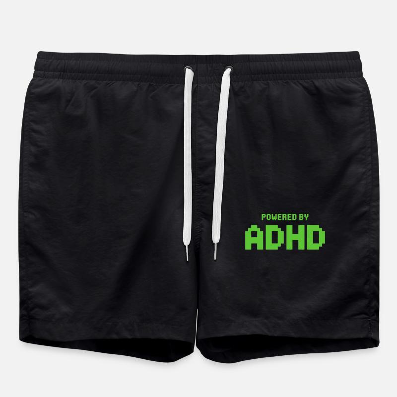 ADHS - Badeshorts - Schwarz