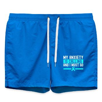 Anxiety disorder Anxiety disorder - Swim Trunks - cobalt blue - Front