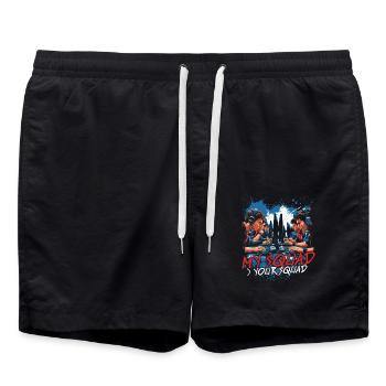 Esports Esport Multijoueur Mon équipe > Votre équipe - Short de bain - noir - Devant - AI Model Male 185 light (185cm)