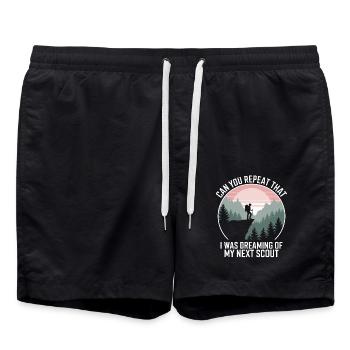 Scout Guide Scout Camping - Short de bain - noir - Devant - AI Model Male 185 light (185cm)