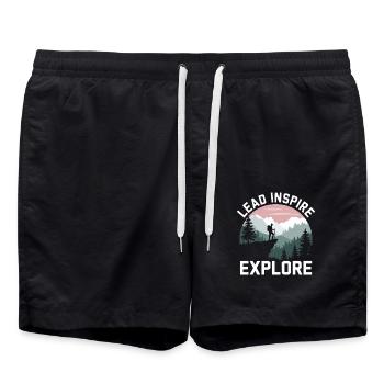 Scout Guide Scout Camping - Short de bain - noir - Devant - AI Model Male 185 light (185cm)