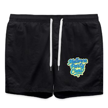 Mallorca Party Crew - Short de bain - noir - Devant - AI Model Male 185 light (185cm)