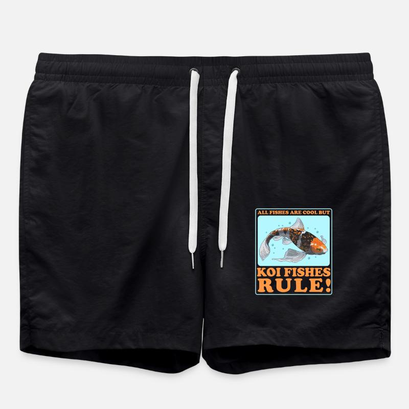 Poisson Koi Koi Nishikigoi Cadeau - Short de bain - noir