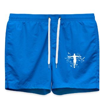 Marathonläufer Laufen Finisher Marathon - Badeshorts - Cobalt blue - Vorne