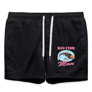 Poisson Koi Maman Koi Nishikigoi Cadeau - Short de bain - noir - Devant - AI Model Male 185 light (185cm)