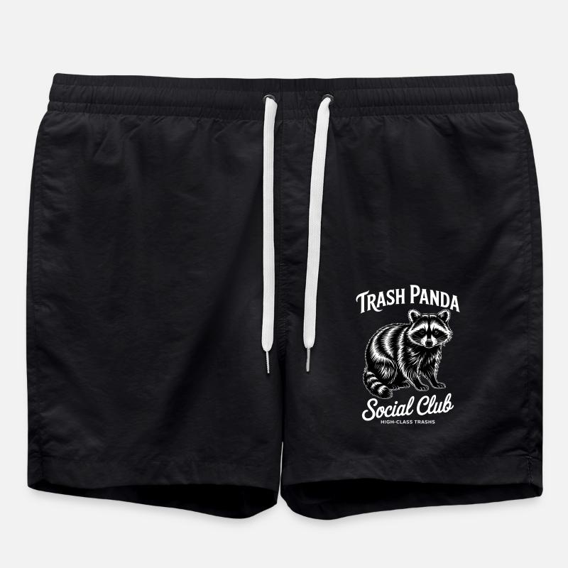 Raccoon - Swim Trunks - black