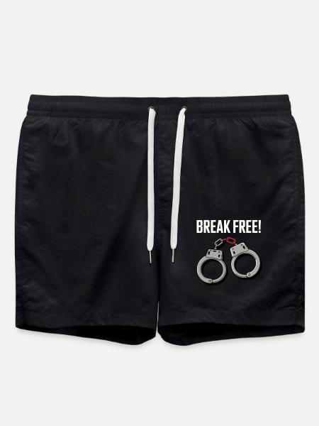 BREAK FREE - Swim Trunks - black