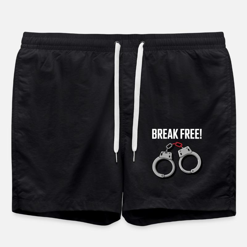BREAK FREE - Swim Trunks - black