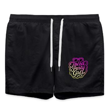 Ibiza Party Girls Holidays - Swim Trunks - black - Front - AI Model Male 185 light (185cm)