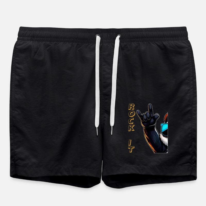 ROCK IT - Swim Trunks - black
