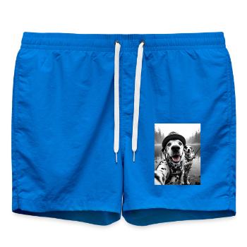 Fischerei Dalmatiner Hund Selfie - Badeshorts - Cobalt blue - Vorne
