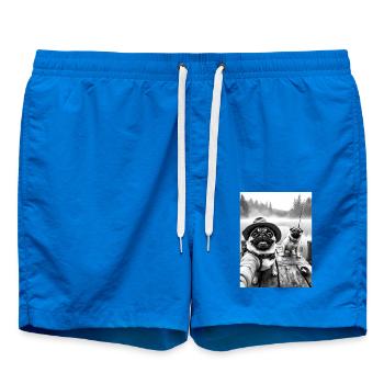 Pêche Carlin Chien Selfie - Short de bain - cobalt blue - Devant