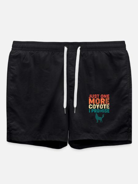 Coyote Hunting Hunter - Swim Trunks - black