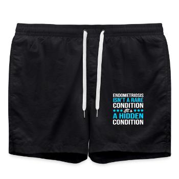 Endometriosis Endo - Swim Trunks - black - Front - AI Model Male 185 light (185cm)