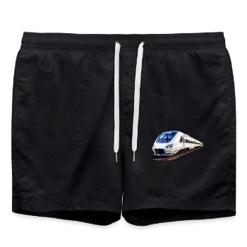 TRAIN DE ZOUG - Short de bain - noir - Devant - AI Model Male 185 light (185cm)