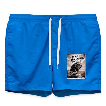 Are We Great Again, Yet? - Swim Trunks - cobalt blue - Front