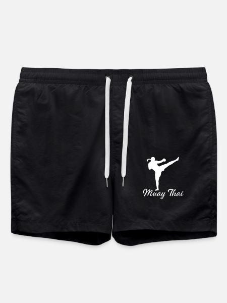 Muay Thai - Swim Trunks - black