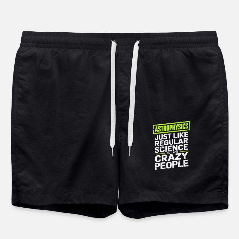 Astrophysicist Astrophysics Astronomy Gift - Swim Trunks - black
