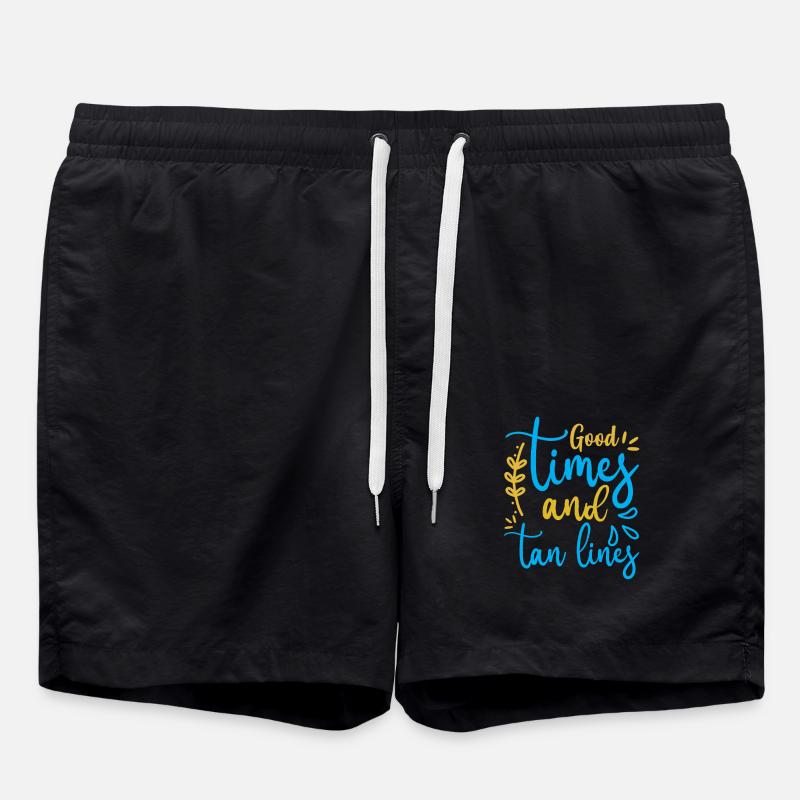 Good Times Tan Lines - Badeshorts - Schwarz