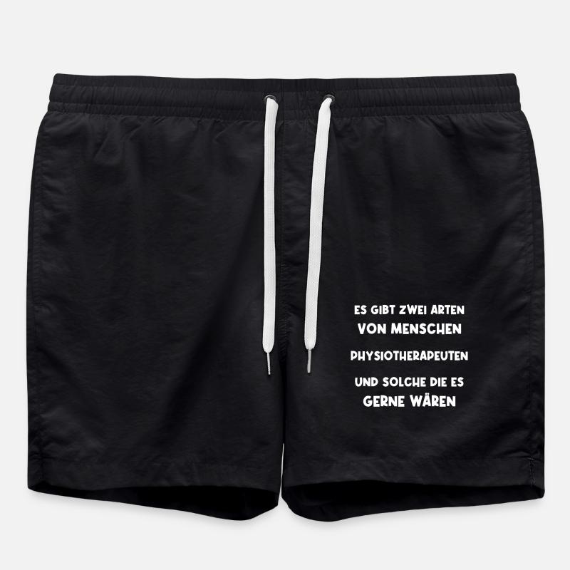 Physiotherapist Lustig Physiotherapy - Swim Trunks - black
