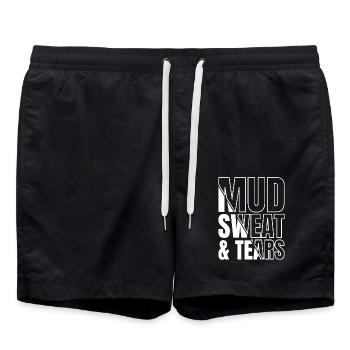 Track Athletics Mud Sweat & Tears Track And Field - Swim Trunks - black - Front - AI Model Male 185 light (185cm)